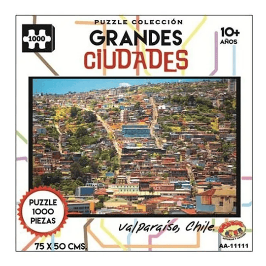 Puzzle Ciudades 1000 Pcs Valparaiso