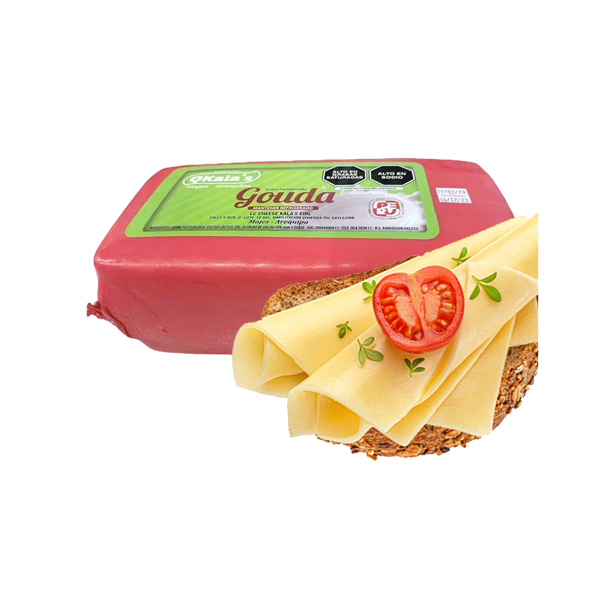 Queso gouda rebanado Quesos nesh