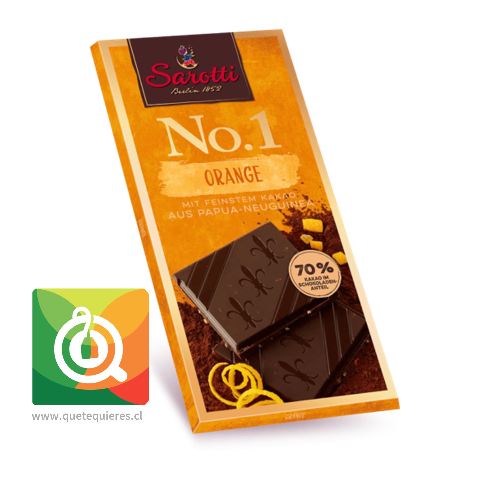 Sarotti Chocolate N°1 70% Cacao con Naranja