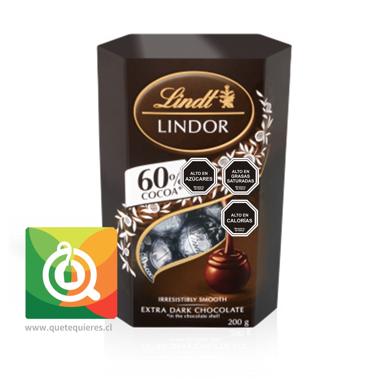 Lindt Chocolate Bombón Negro 60%