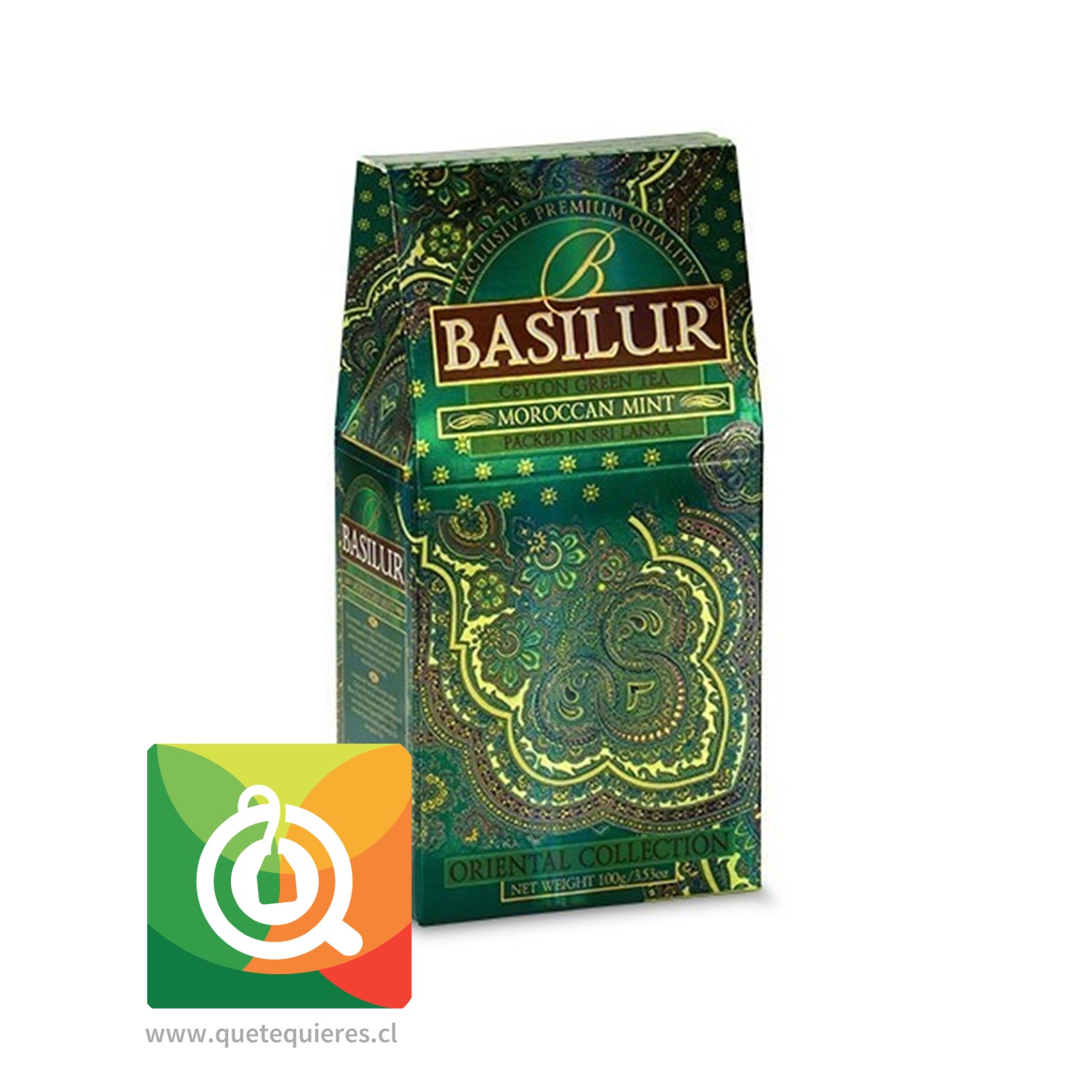 Basilur Té Verde Menta Marroquí 