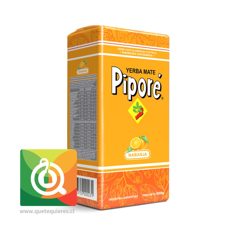 Piporé Yerba Mate Naranja 