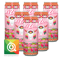 Arizona Nectar Kiwi Frutilla Pack de 6 unidades 