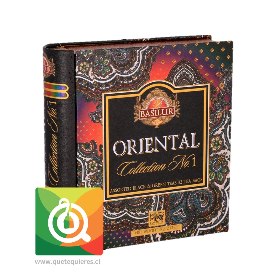 Basilur Libro de Té Surtido Oriental N° 1 - Oriental Collection N° 1 Tea Book- Image 1