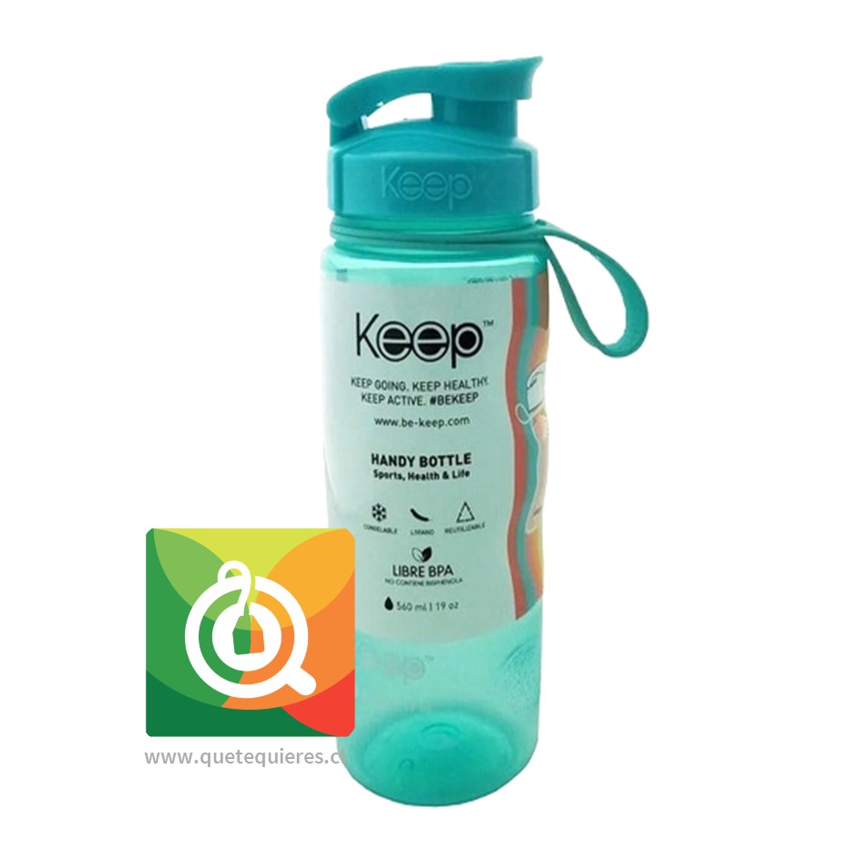 Keep Botella Anatómica Verde Agua 560 ml 