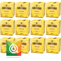 Twinings Té Negro Earl Grey Pack 12 