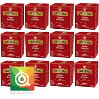 Twinings Té Negro English Breakfast Pack 12 