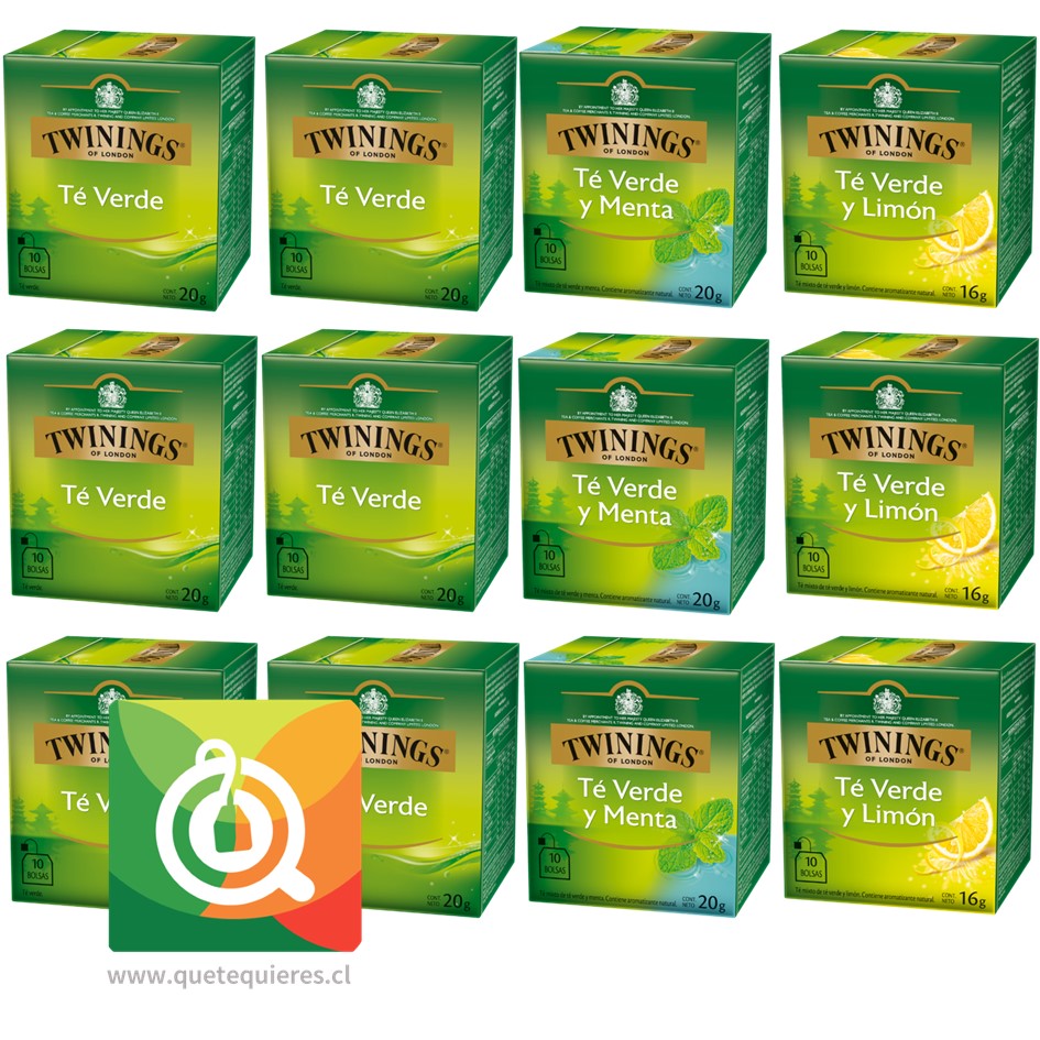 Twinings Surtido Té Verde Pack 12 