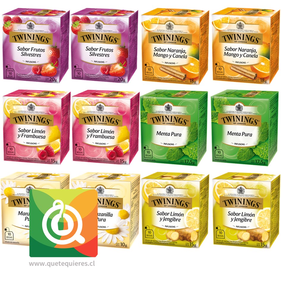Twinings Surtido Infusiones Pack 12 