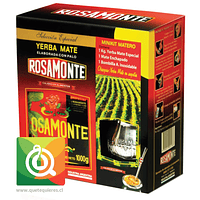 Rosamonte Kit Matero (Yerba Mate, Matero y Bombilla) 