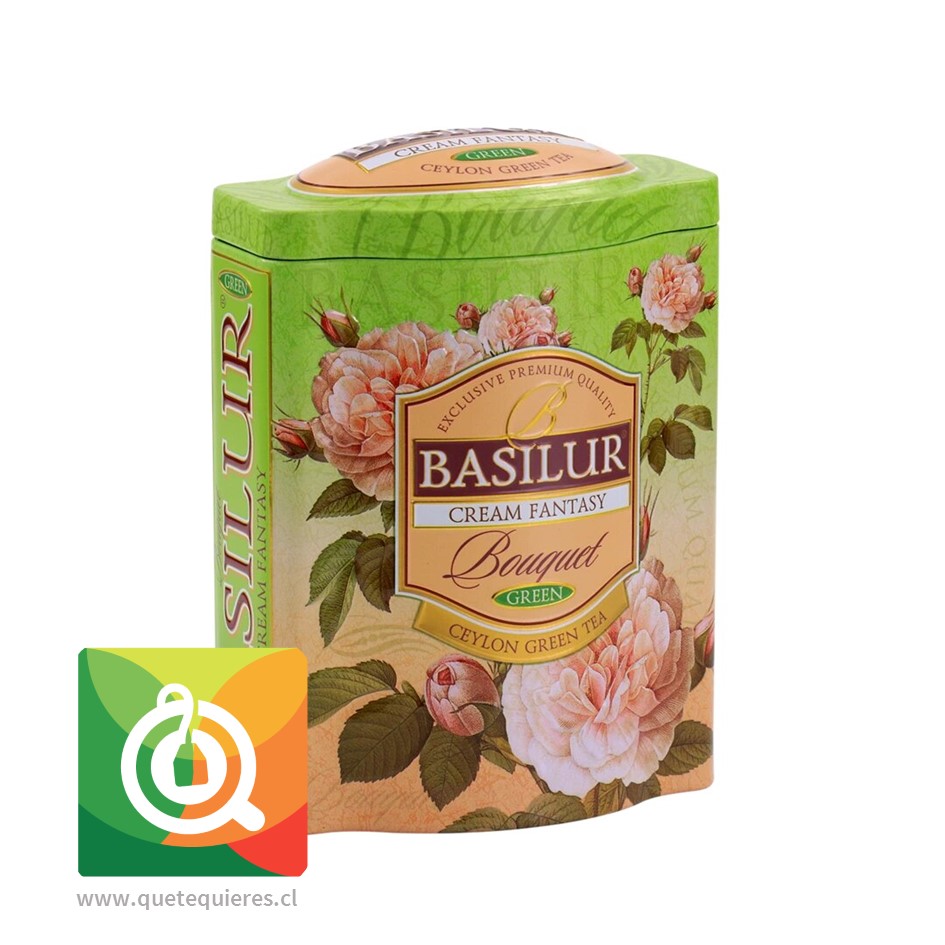 Basilur Té Verde Fantasía Crema Lata 100 gr 