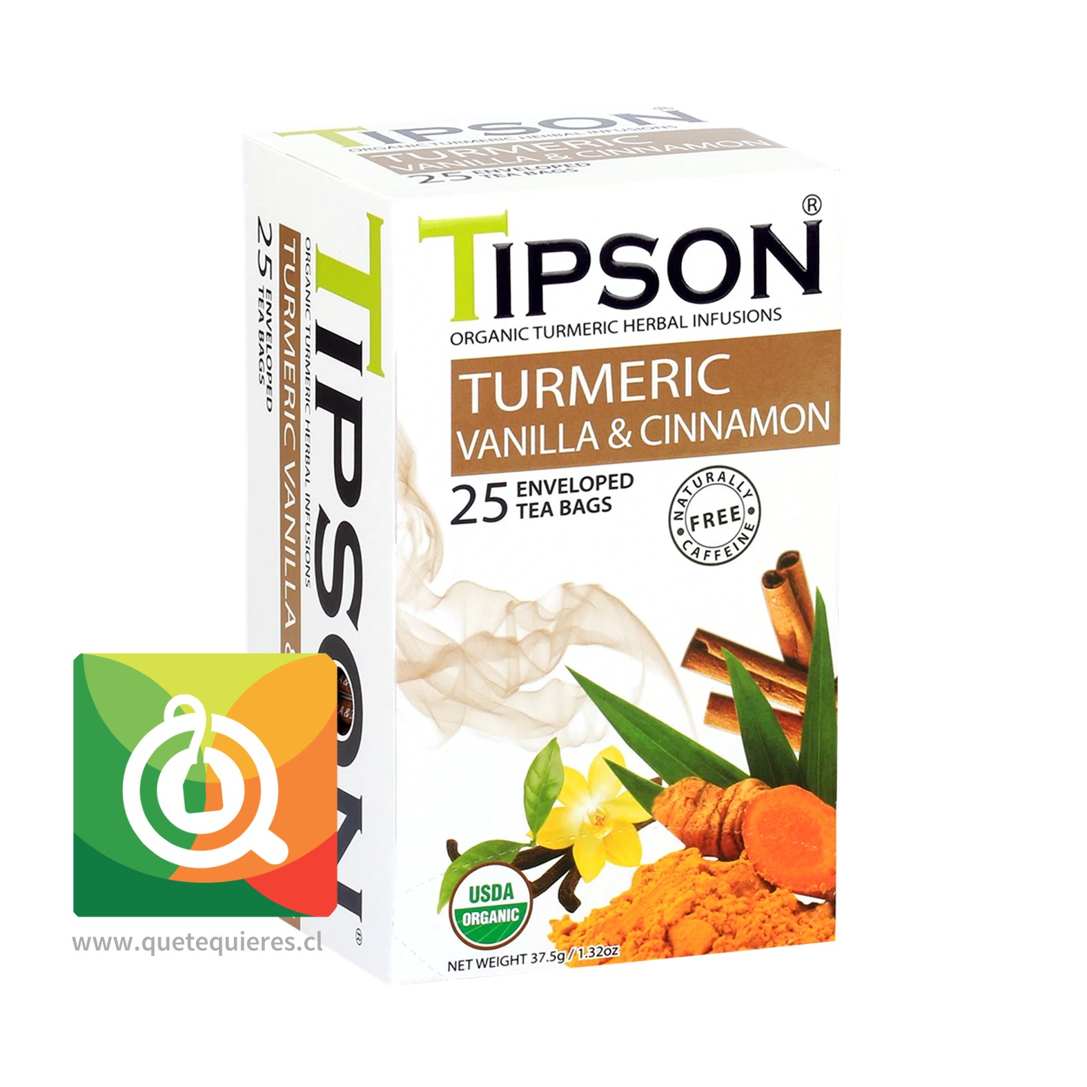 Tipson Infusión Cúrcuma Vainilla y Canela- Image 1