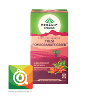 Organic India Té Verde Tulsi y Granada 