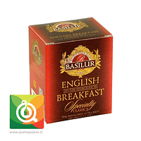 Basilur Té Negro English Breakfast 10 bolsitas 