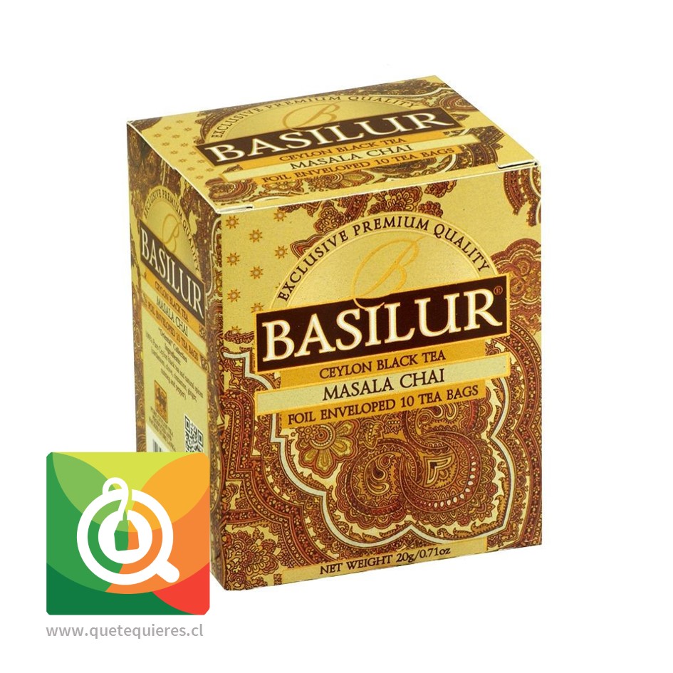 Basilur Té Negro Masala Chai - Ceylon Black Tea Masala Chai Basilur