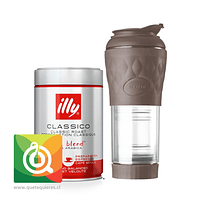 Pack Pressca Cafetera Portátil Café + Illy Café Clásico Espresso