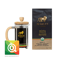 Pack Marley Coffee Prensa Francesa 350 ml + Café Molido Mystic Morning