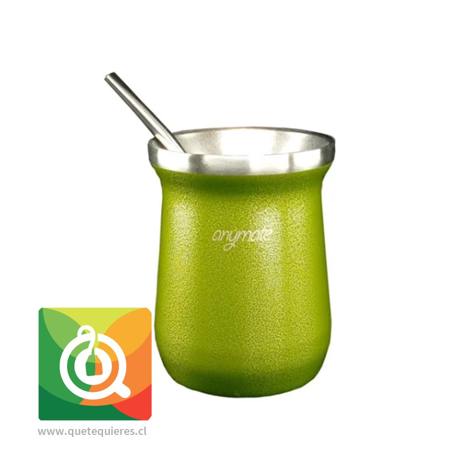 Anymate Mate Premium Verde con Bombilla - Image 2