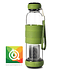 Sling Glass Botella Vidrio con Infusor Metálico - Verde 550 ml 