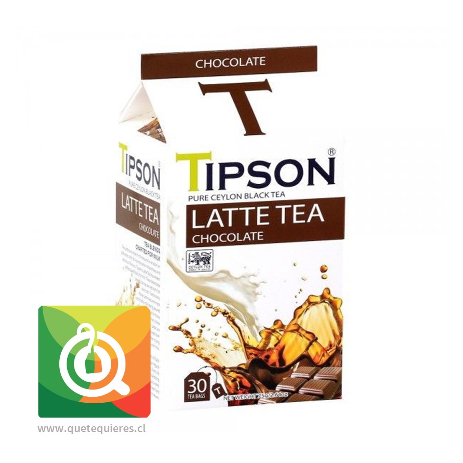 Tipson Té Negro Latte Chocolate 