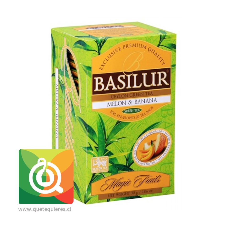 Basilur Té Verde Melón y Banana 