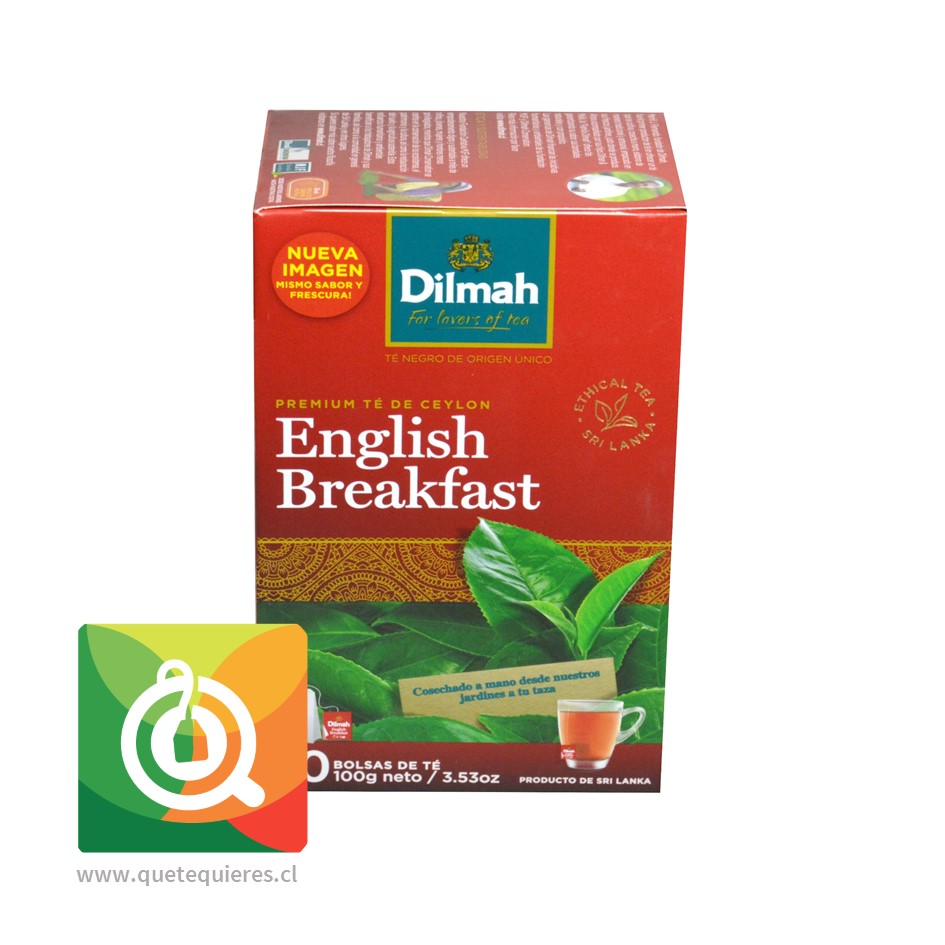 Dilmah Té Negro English Breakfast 50 bolsitas- Image 2