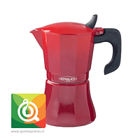 Oroley Cafetera Italiana Petra Red 9 Tazas 