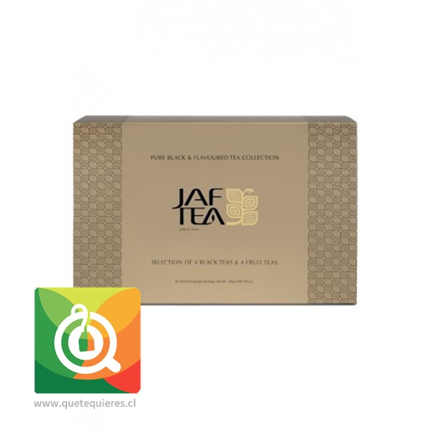 Jaf Tea Caja de Regalo Mix de Té Negro y Frutas - 8 Variedades- Image 1