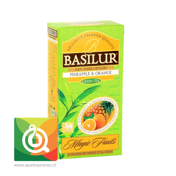Basilur Té Verde Piña y Naranja - Image 1