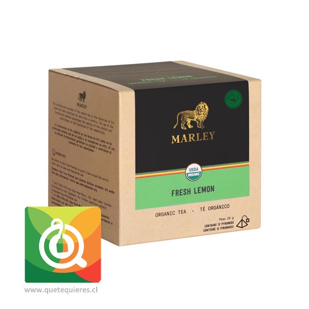 Marley Coffee Té Verde Orgánico con Limón- Image 1