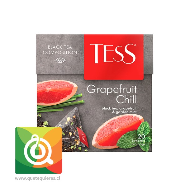 Tess Té Negro Grapefruit Chill - Image 2