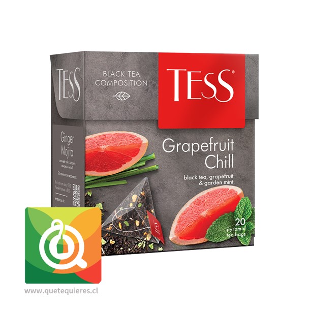 Tess Té Negro Grapefruit Chill - Image 1