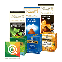 Pack Lindt Chocolates + Twinings Surtidos 
