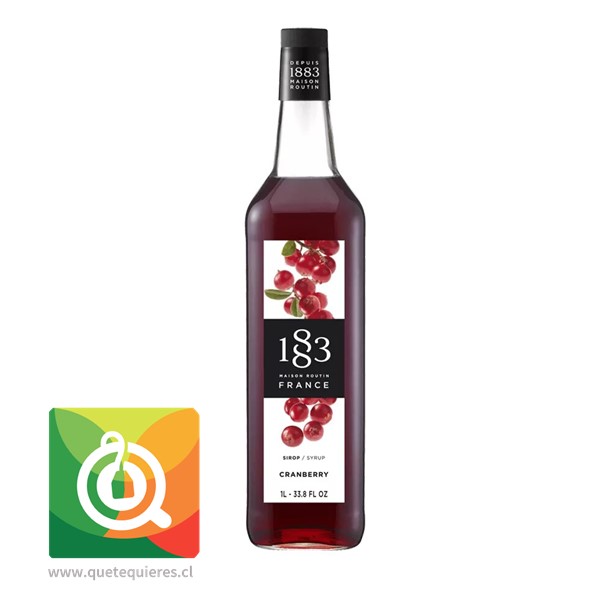 1883 Maison Routin Syrup Arándano Rojo