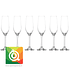 Glasso Set de 6 Copas Champagne Cristal 