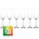 Glasso Set de 6 Copas Champagne Cristal  - Image 1