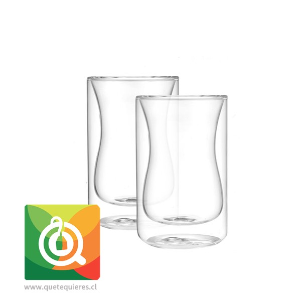 Oroley Set de 2 Vasos doble Pared Milan 