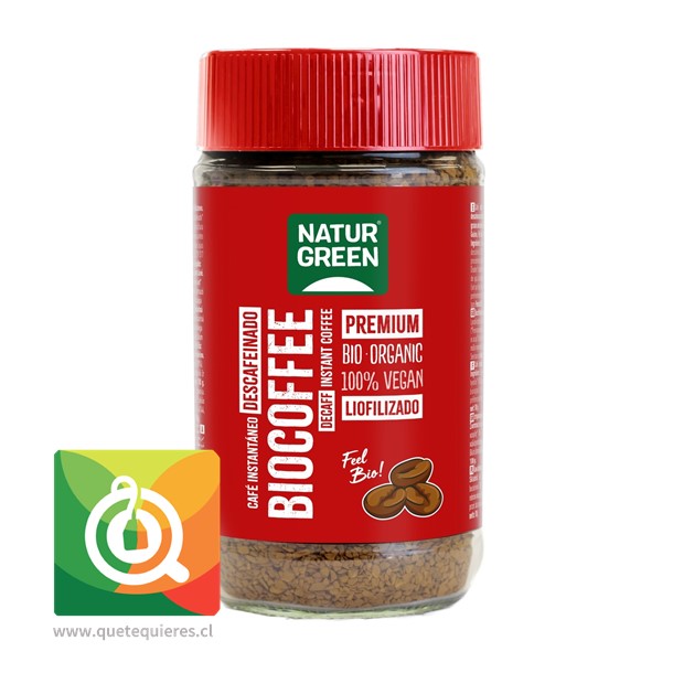 Naturgreen Café Instantáneo Descafeinado Orgánico 