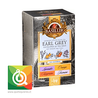 Basilur Té Negro Earl Grey Surtido 20 bolsitas 