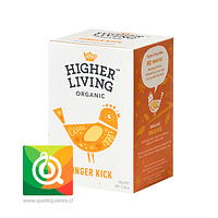 Higher Living Infusión Jengibre Orgánica - Ginger Kick 