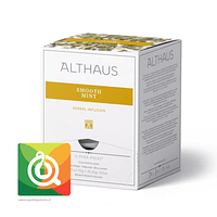 Althaus Infusión Smooth Mint - Menta, Hierbabuena, Melissa y Mate 15 pirámides 