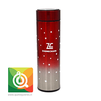 Zhengchang Termo con Visor Temperatura Led Estrella Rojo - Plateado