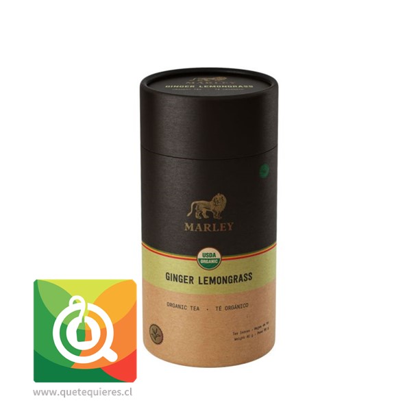 Marley Coffee Té Verde Orgánico Hierba de Limón y jengibre 80 gr 