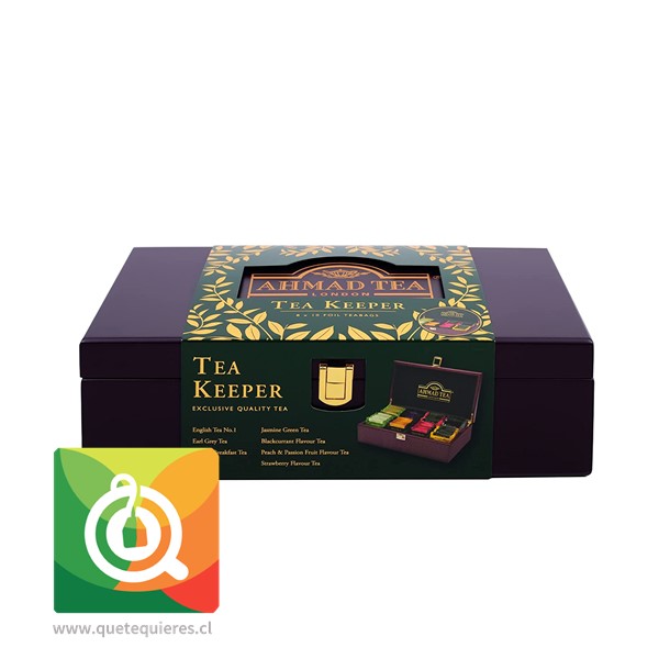Ahmad Caja de Madera Tea Keeper 80 bolsitas - Image 1