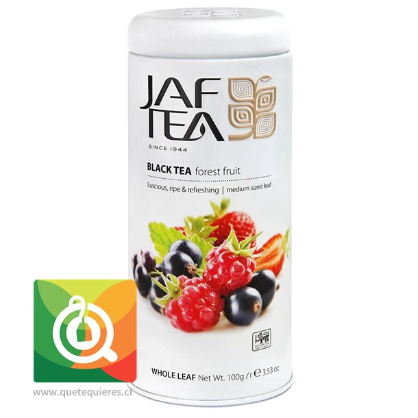 Jaf Tea Té Negro Frutos del Bosque Lata 100 gr