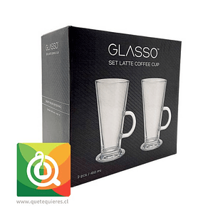 Glasso Set de 2 Tazas Latte Coffee