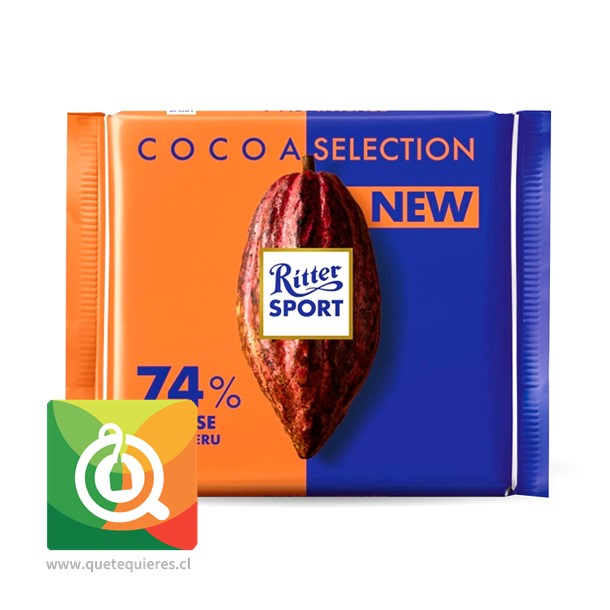 Ritter Sport Chocolate 74% Cacao- Image 1
