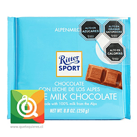 Ritter Sport Chocolate Barra Leche de los Alpes 250 gr