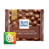 Ritter Sport Chocolate de Leche con Avellanas Enteras 