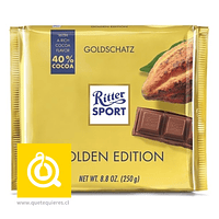 Ritter Sport Chocolate Golden Edition 40% Cacao 250 gr
